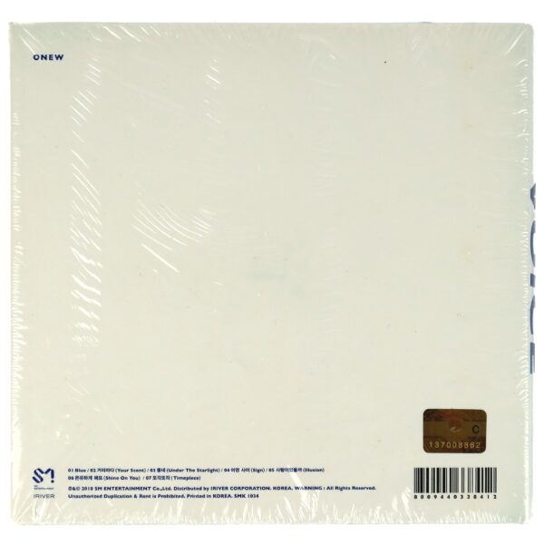 Onew - Voice [White Ver.] 1st Mini Album CD Sealed 2018 Shinee