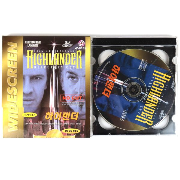 Highlander (1986) Korean VCD Korea Video CD Christopher Lambert