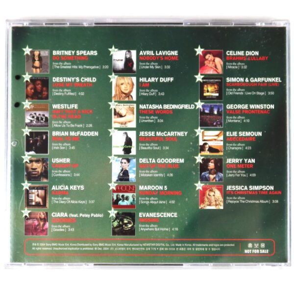 Britney Spears Cover Sony BMG Supertrax 2004 Sampler CD Korea Hilary Duff 2