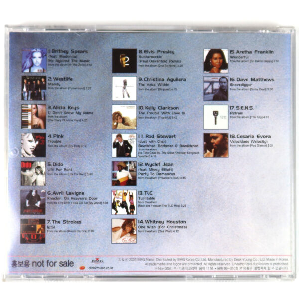 IMG_6531 Britney Spears Cover Sony BMG Supertrax Winter 2003 Sampler CD Korea Avril