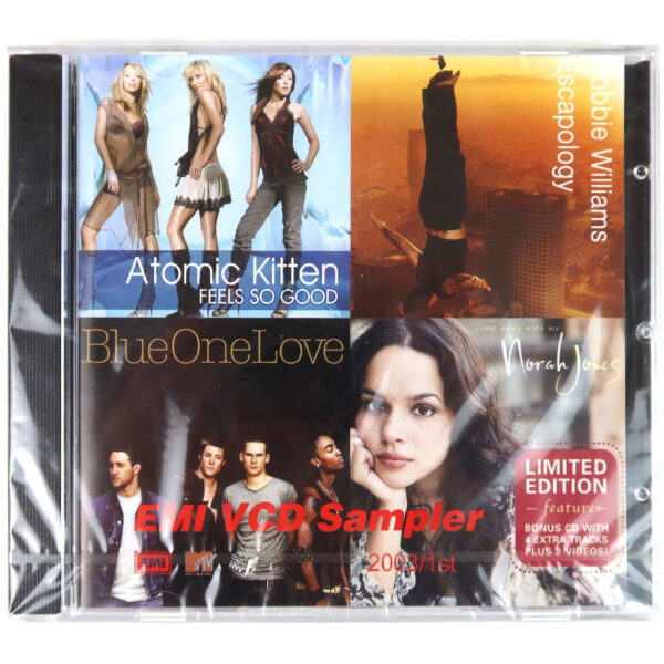 EMI VCD Sampler 2003 1st Video CD Promo Korea Atomic Kitten Robbie Williams Blue