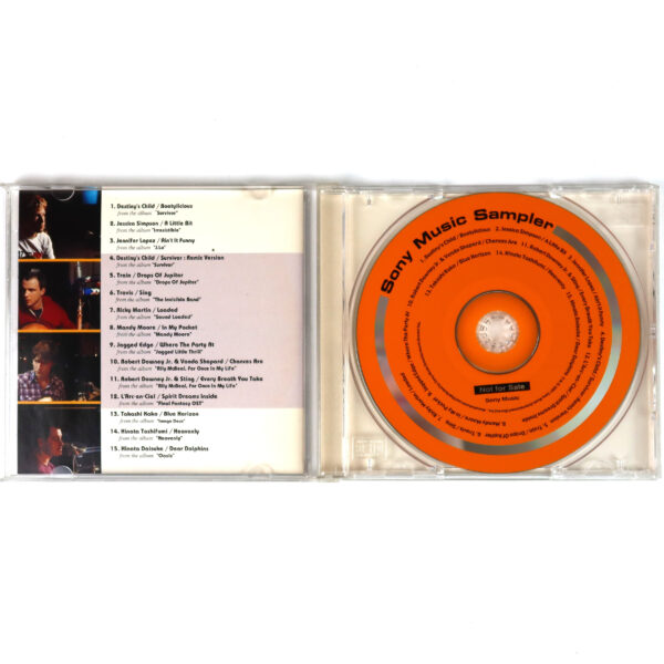 Sony Music Sampler 2001.7 Promo CD Korea Destiny's Child Jennifer Lopez