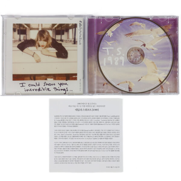 Taylor Swift - 1989 Korean Album CD Korea Insert