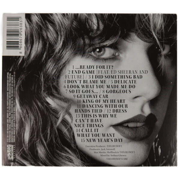 Taylor Swift - Reputation Korean Album CD Korea Insert Slipcase