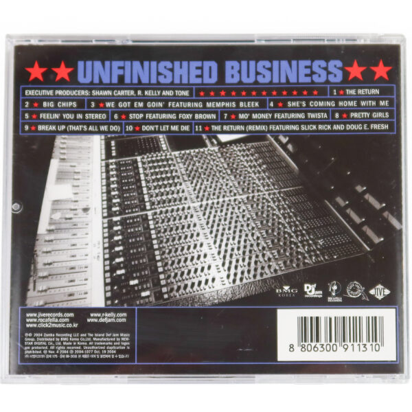 IMG_6622 R. Kelly & Jay-Z – Unfinished Business Album Korean CD Korea