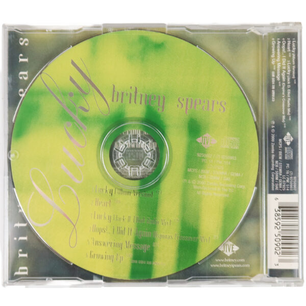 IMG_6656 Britney Spears - Lucky Maxi Single Album Korean CD Korea Name Misprint