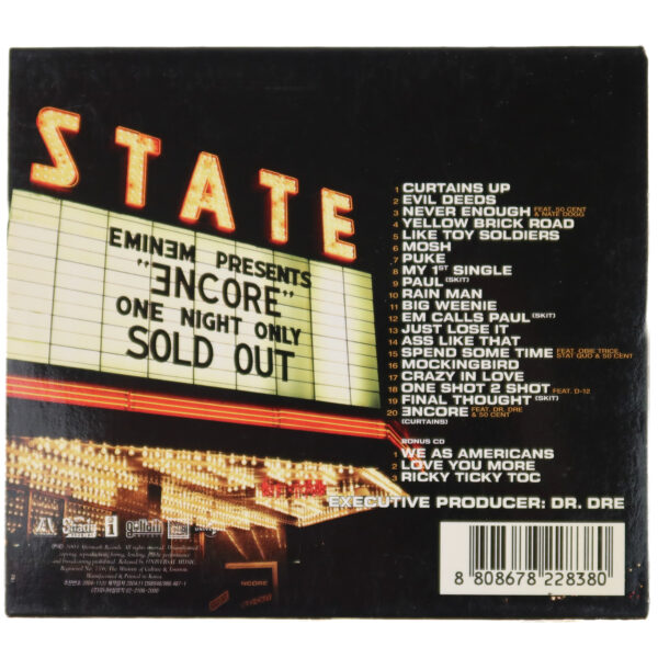 IMG_6683 Eminem - Encore Korean Deluxe Version Album CD Korea