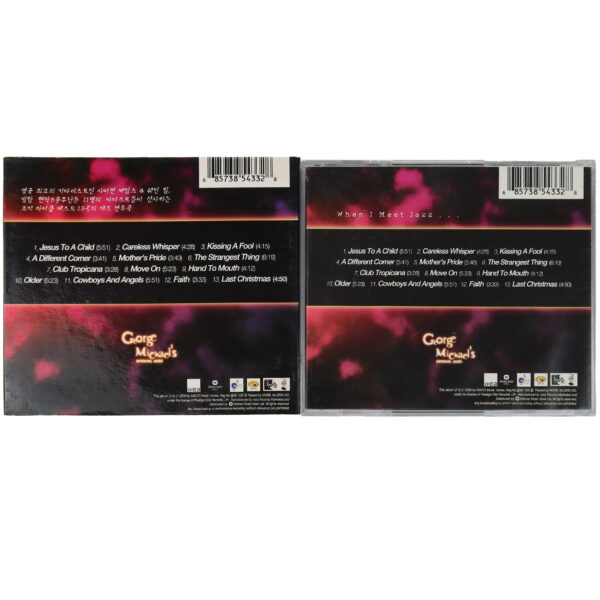 IMG_6735 George Michael's Special Jazz Tribute Album Korean CD Korea