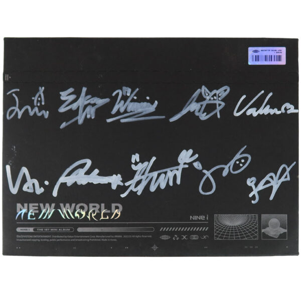 IMG_6849 Nine.I - New World Signed Autographed CD Mini Album Promo 2022 K-Pop Nine I