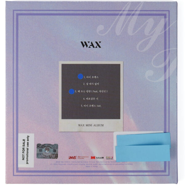 IMG_6911 Wax - My Romance Mini Album Signed Promo CD 2018