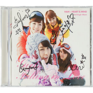 HAM - Girls Falling In Love 2nd Single Album Signed Autographed Promo CD 2009
