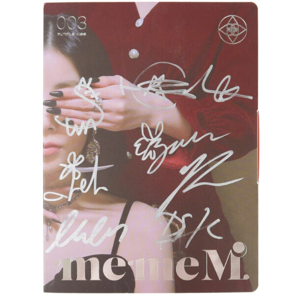 Purple Kiss - memeM [Meme Ver.] 3rd Mini Album Signed Autographed Promo CD 2022