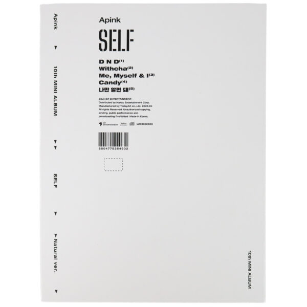 Apink - Self [Natural Ver.] 10th Mini Album Signed Promo CD 2023