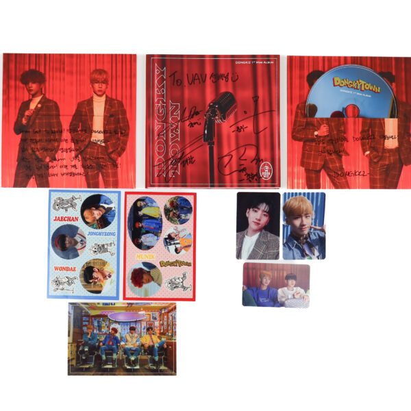 Dongkiz - Dongky Town 1st Mini Album Signed Autographed Promo CD 2019 DKZ