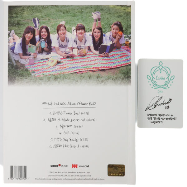 GFriend - Flower Bud 2nd Mini Album CD Eunha Photocard 2015
