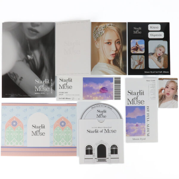 IMG_7363 Moon Byul - Starlit of Muse Album Promo CD Printed Signature Mamamoo Moonbyul 2