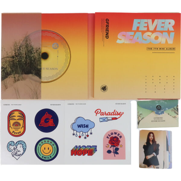 GFriend - Fever Season [Yeol Ver.] 7th Mini Album CD Eunha PC Set + POB 2019