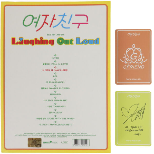 GFriend - LOL [Laughing Out Loud Ver.] 1st Album CD Yerin + Group PC 2016