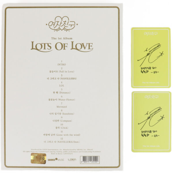 GFriend - LOL [Lots of Love Ver.] 1st Album CD Yuju Photocards 2016