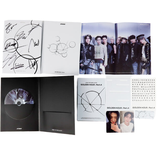 Ateez - Golden Hour : Part 4 [Z Ver.] 13th Mini Album Signed CD Promo 2026