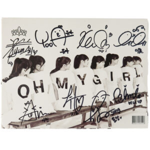 Oh My Girl - Cupid 1st Mini Album Signed Autographed Promo CD + PC + Insert 2015