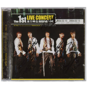 TVXQ - The 1st Live Concert Rising Sun Signed Promo CD Album 2006 Tohoshinki