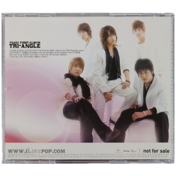 TVXQ - Tri-Angle 1st Album Signed Promo CD Tohoshinki DBSK 2004