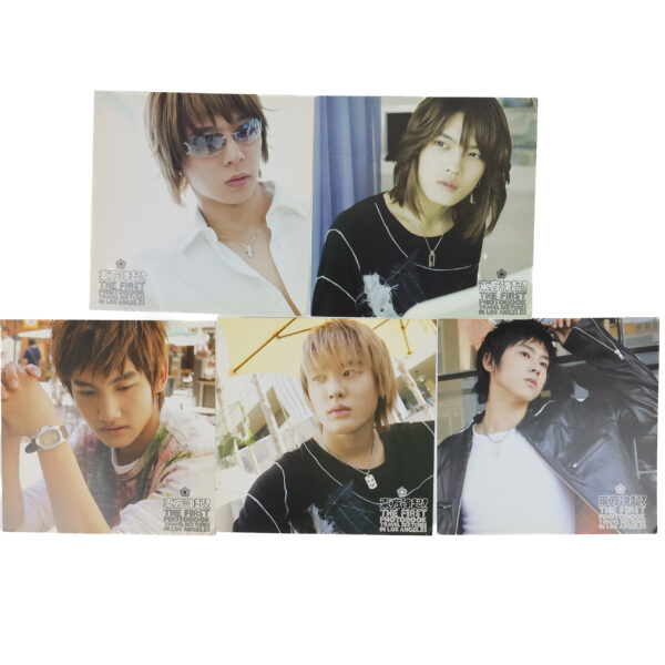 TVXQ - Travel Sketches In Los Angeles 1st Photobook Set DBSK Tohoshinki 2005 2
