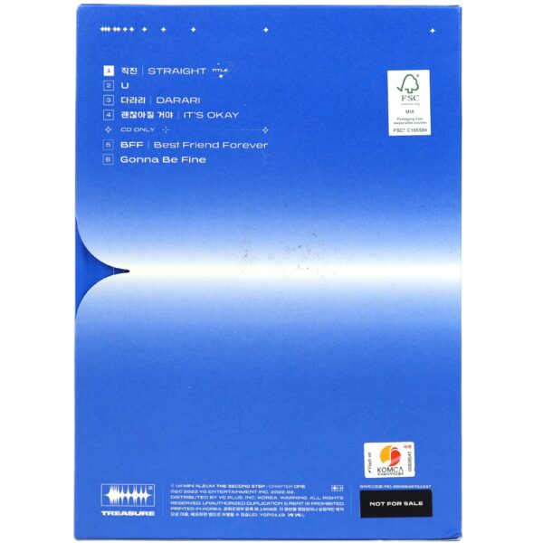 IMG_7950 Treasure - The Second Step: Chapter One 1st Mini Album Signed Promo CD 2022