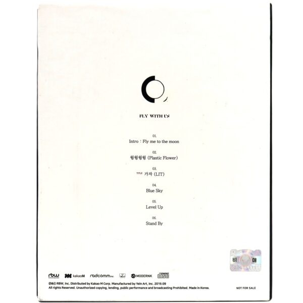 IMG_7982 Oneus - Fly With Us 3rd Mini Album Signed Promo CD 2019