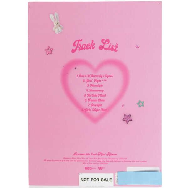 Loossemble – One of a Kind [Night Ver.] 2nd Mini Album Signed Promo CD Loona