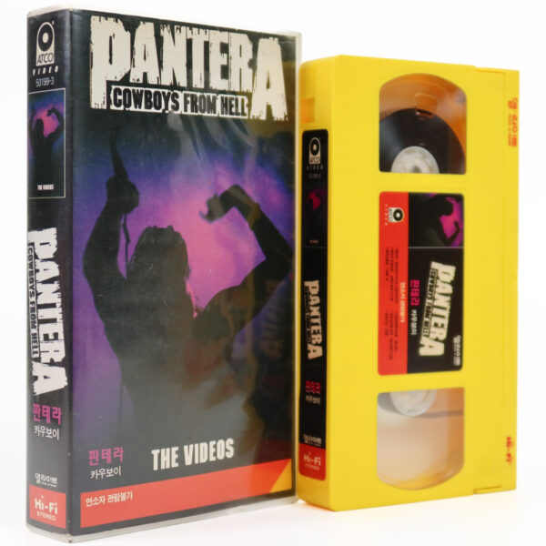 Pantera - Cowboys From Hell The Videos Korean VHS [NTSC] Korea
