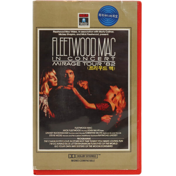 Fleetwood Mac in Concert: Mirage Tour '82 Korean Beta [NTSC] Korea Betamax