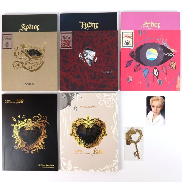 IMG_8799 Vixx - 2016 Conception Ker Special Package Zelos Hades Kratos DVD CD Album Set