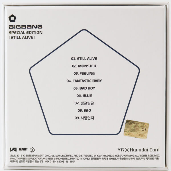 IMG_0013 Bigbang - Still Alive 5th Mini Album Special Edition New 2012