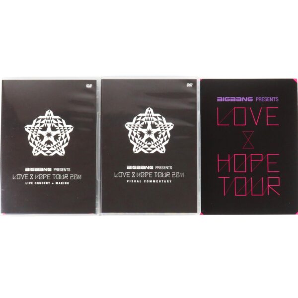 Bigbang - Love & Hope Tour 2011 DVD Set Japan