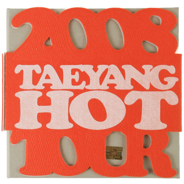 IMG_0107 Bigbang - 2008 Global Warning Tour Taeyang 1st Live Concert DVD Orange