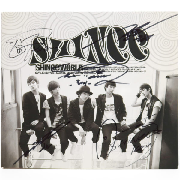 IMG_0111 (1) Shinee - Shinee World The First Album Signed Promo CD 2008