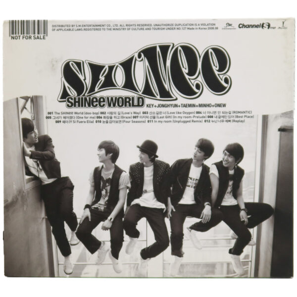 IMG_0112 (1) Shinee - Shinee World The First Album Signed Promo CD 2008