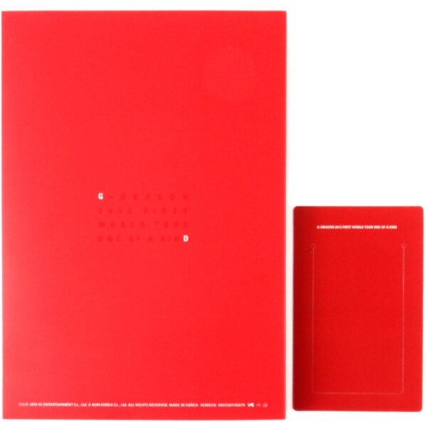 G-Dragon - 2013 First World Tour One Of A Kind Photobook
