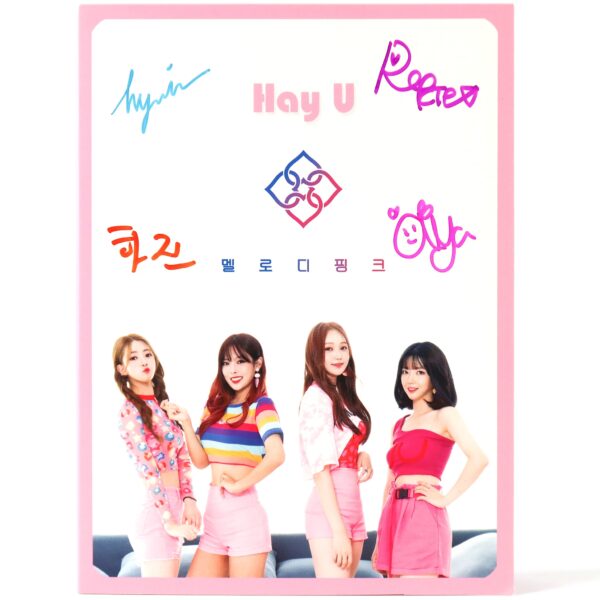 IMG_0156 Melody Pink - Hey U 1st Single Album Signed Autographed Promo CD 2019 Hay U