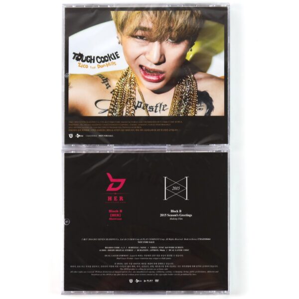 IMG_0160 Block B 2015 Season's Greetings Complete Set Zico Tough Cookie Her Showcase