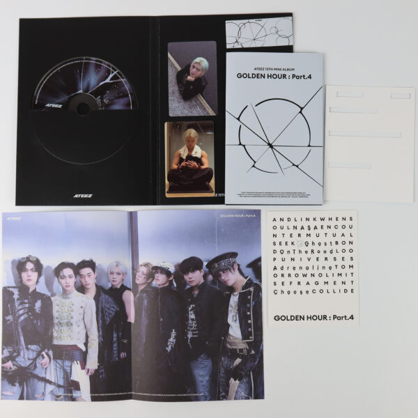 Ateez - Golden Hour : Part 4 [Z Ver.] 13th Mini Album Signed Promo CD 2026