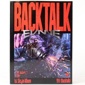 Evnne - Backtalk 1st Single Album Signed Autographed Promo CD 2026