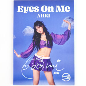 Ahri - Eyes On Me 1st Single Album Signed Promo CD 2023 Rocking Doll