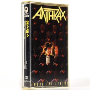 IMG_0302 Anthrax - Among The Living Album Korean Cassette Tape Korea
