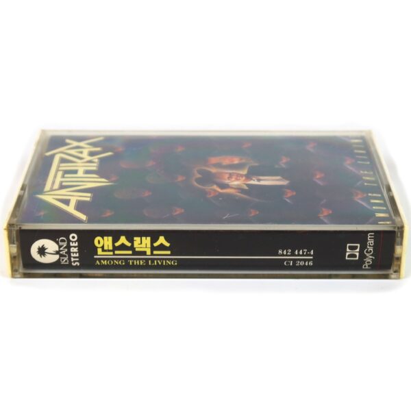 IMG_0304 Anthrax - Among The Living Album Korean Cassette Tape Korea