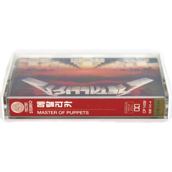 IMG_0341 Metallica - Master Of Puppets Album Korean Cassette Album Korea 2