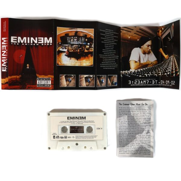 IMG_0362 Eminem - The Eminem Show Album Korean Cassette Tape Korea Insert