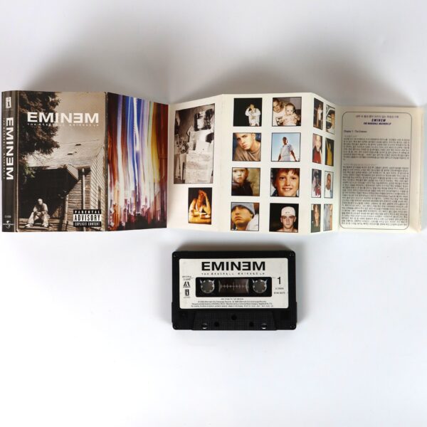 IMG_0371 Eminem - The Marshall Mathers LP Album Korean Cassette Tape Korea